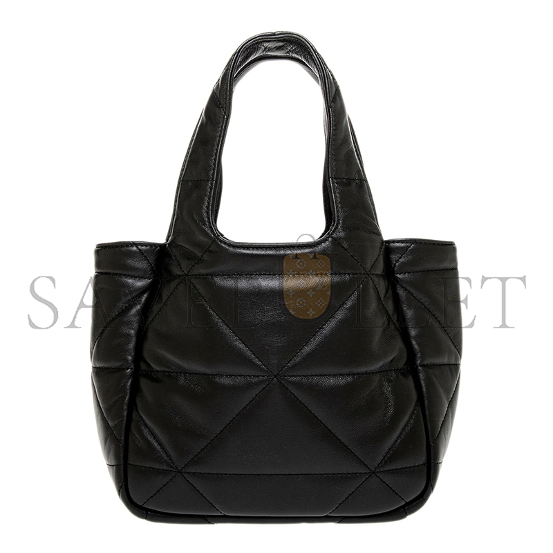 Pra*a quilted leather top handle bag 1bg451 (18*16*10cm)